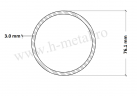 Teava rotunda otel pentru constructii 76.1x3.0 mm 2
